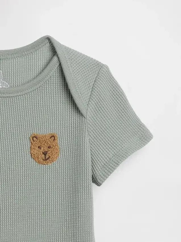 Body de punto waffle «Baby First Favorites»
