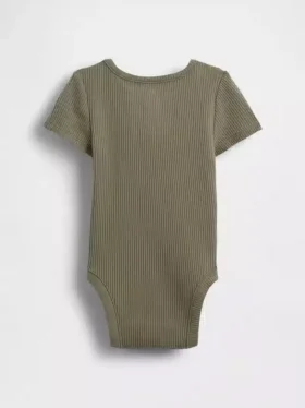 Body Henley de canalé fino «Baby First Favorites»