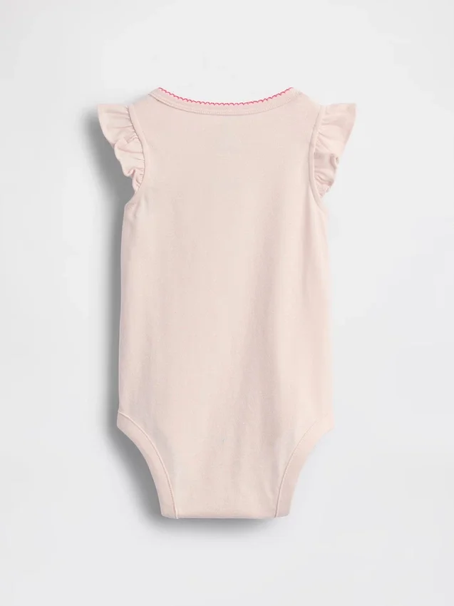 Body para bebé de algodón orgánico con estampado