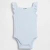 Body sin mangas de punto pointelle acanalado para bebé