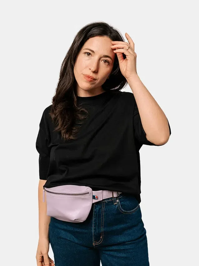 Bolsa de cinturón tipo cartera Kibou Mini de cuero vegano