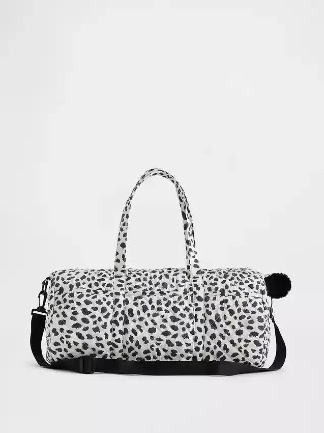 Bolsa de fin de semana acolchada con estampado para niños