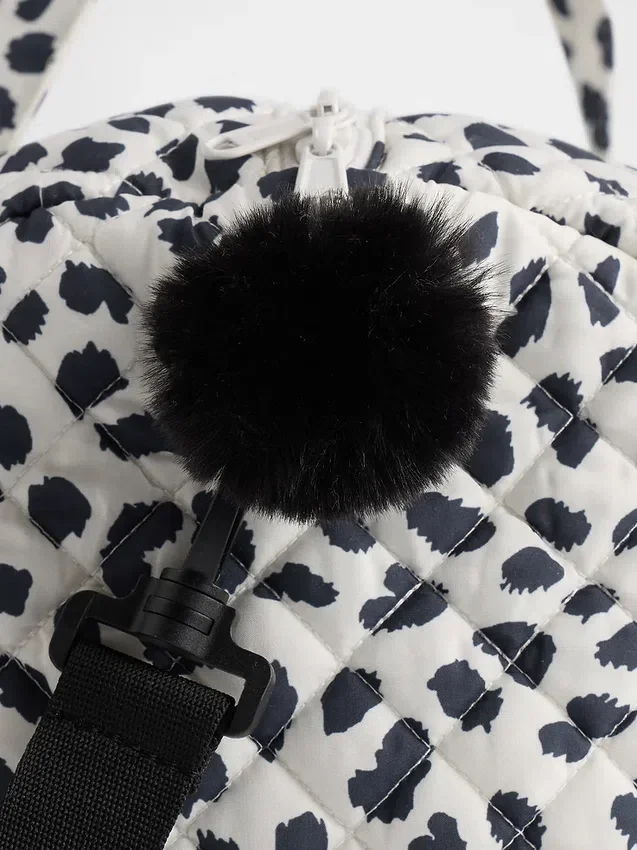 Bolsa de fin de semana acolchada con estampado para niños