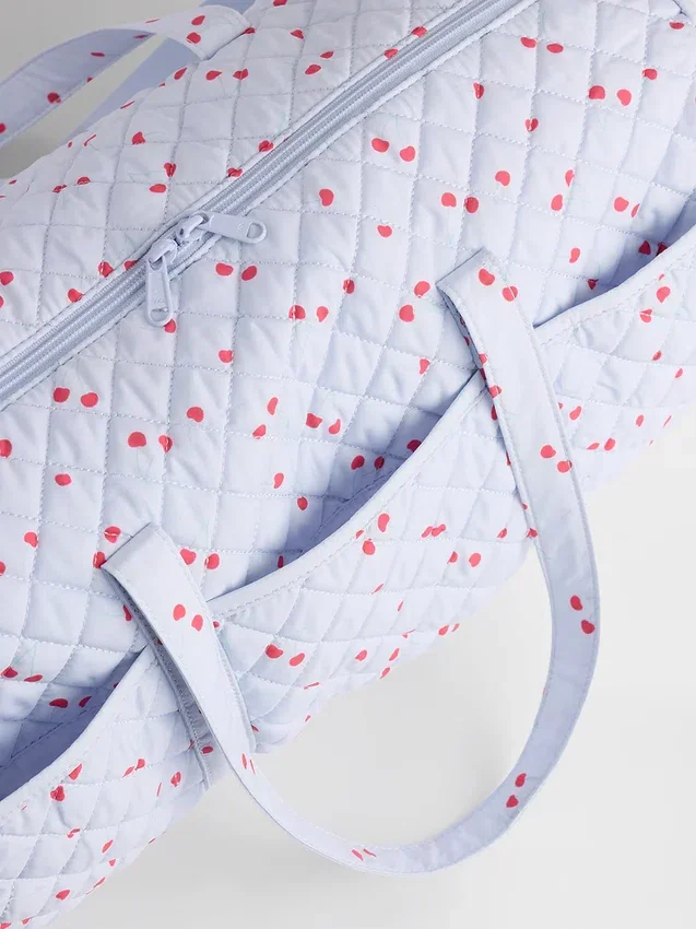 Bolsa de fin de semana acolchada con estampado para niños