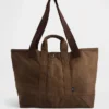 Bolsa de mano de lona encerada