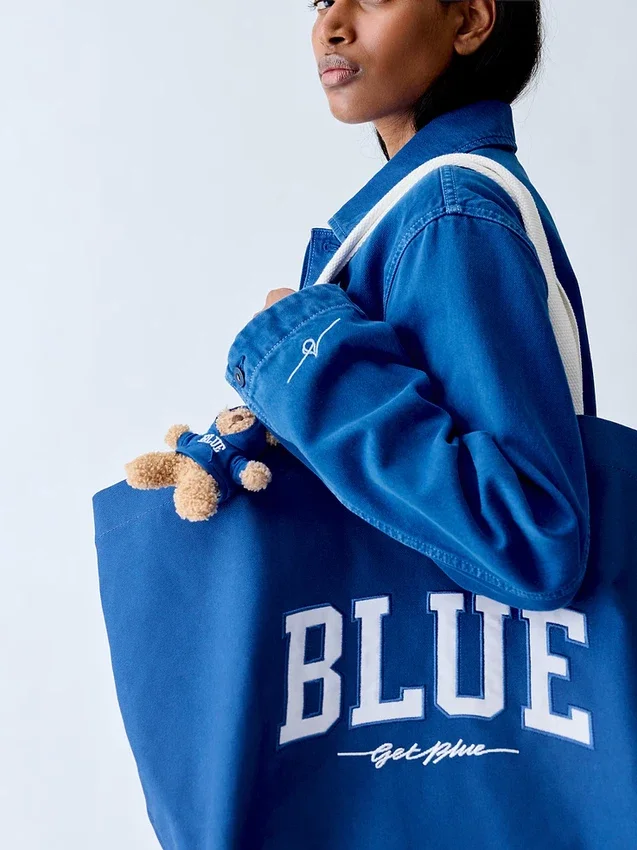 Bolsa tipo tote de lona «Get Blue»