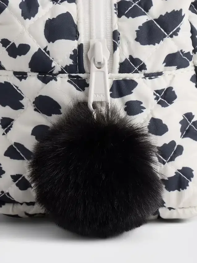 Bolsita acolchada estampada para niños