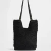 Bolso tipo tote de crochet
