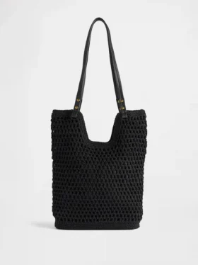 Bolso tipo tote de crochet