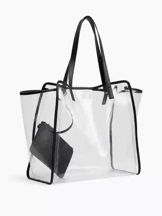 Bolso tipo tote de gelatina