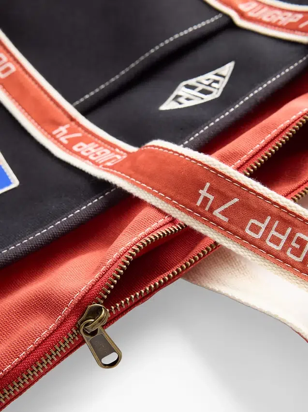 Bolso tipo tote de lona Ouigap