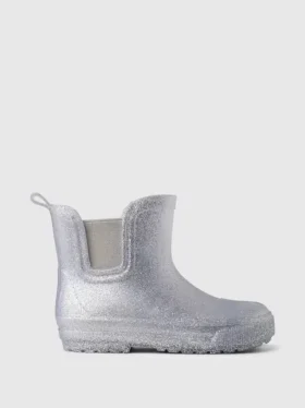 Botas de lluvia con purpurina para bebés y niños