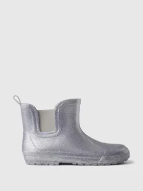 Botas de lluvia con purpurina para niños
