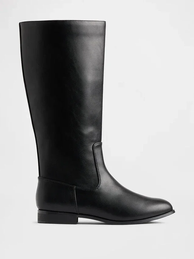Botas de montar de cuero vegano