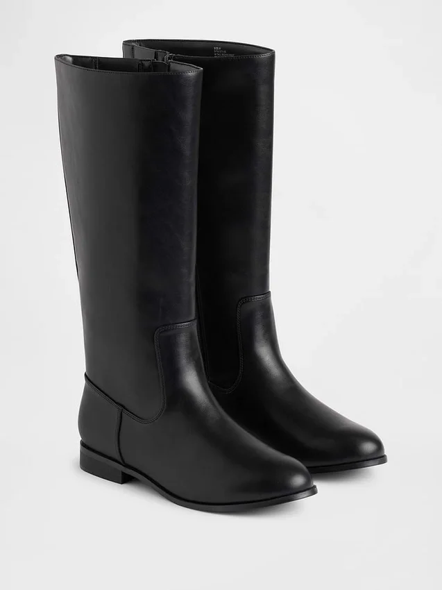 Botas de montar de cuero vegano