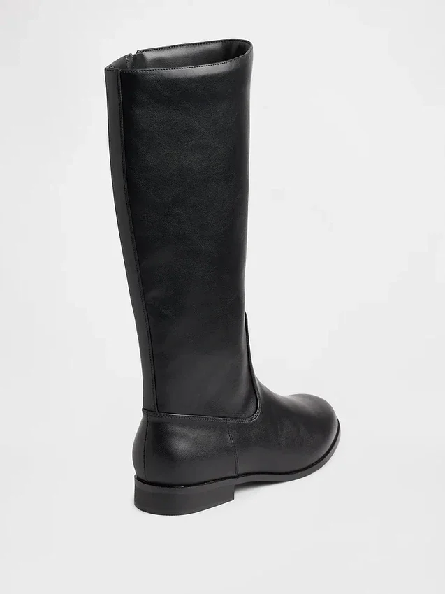 Botas de montar de cuero vegano