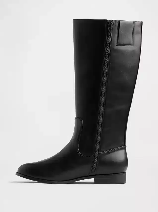 Botas de montar de cuero vegano