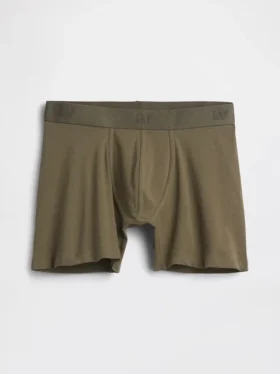 Boxer de algodón orgánico elástico de 5"