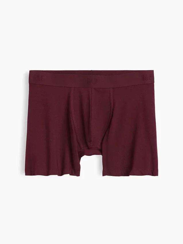 Boxer de algodón orgánico elástico de 5"