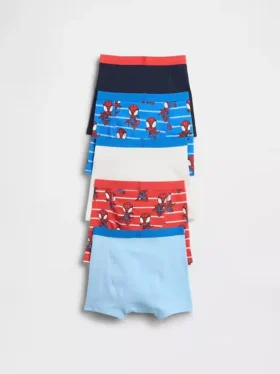 Boxers de algodón orgánico elástico de Marvel para Bebé y Niño (paquete de 5)