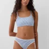 Bralette de algodón orgánico elástico