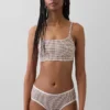 Bralette de algodón orgánico elástico