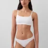Bralette de algodón orgánico elástico