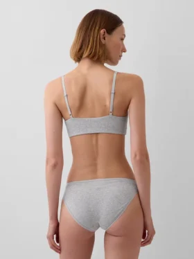 Bralette de algodón orgánico elástico