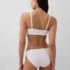 Bralette de algodón orgánico elástico