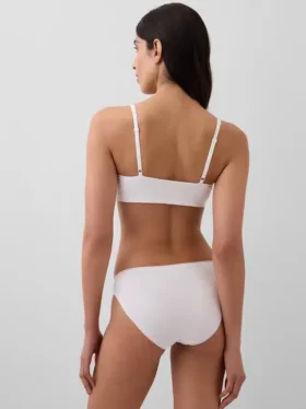 Bralette de algodón orgánico elástico