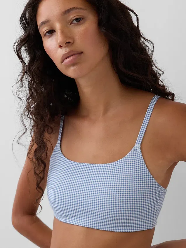 Bralette de algodón orgánico elástico