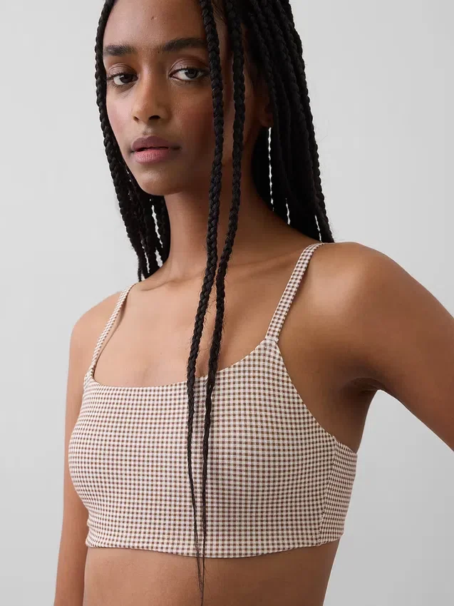 Bralette de algodón orgánico elástico