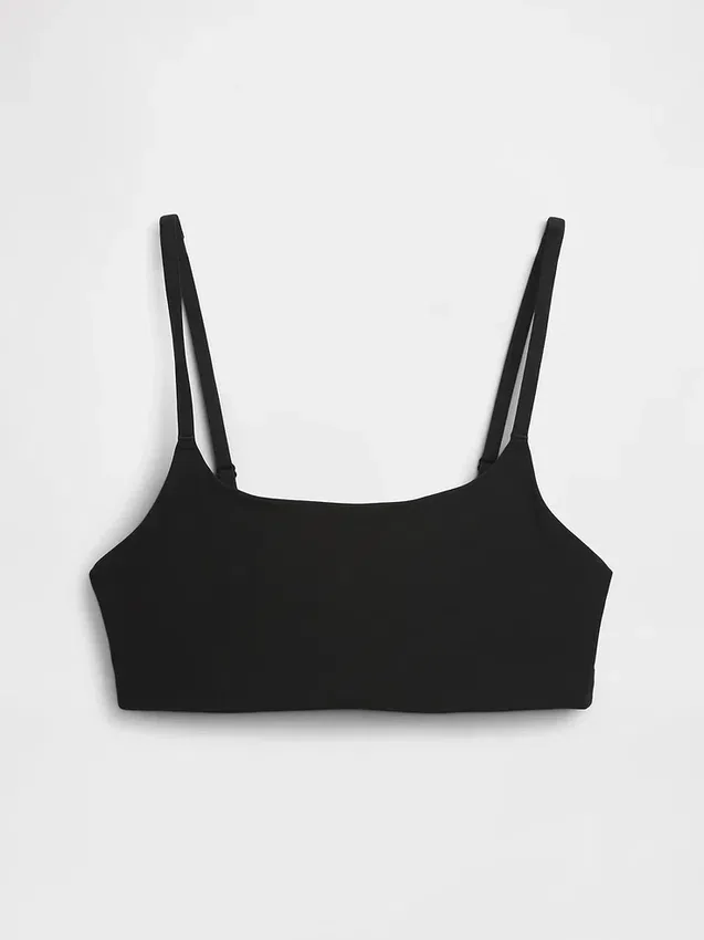 Bralette de algodón orgánico elástico