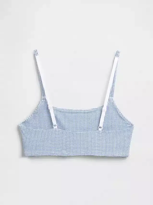 Bralette de algodón orgánico elástico