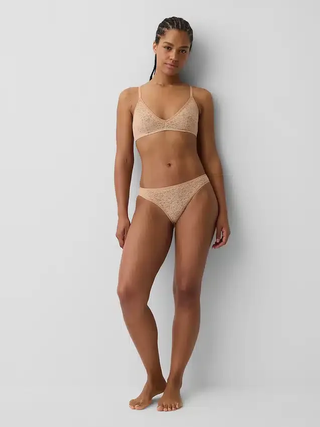 Bralette de encaje Madesoft con escote profundo