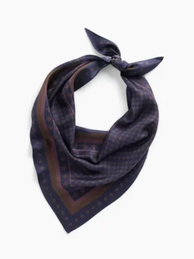 Bufanda triangular extragrande 100 % seda