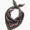 Bufanda triangular extragrande 100 % seda