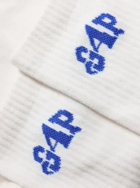 Calcetines cortos con logotipo de GAP × Awake Ny