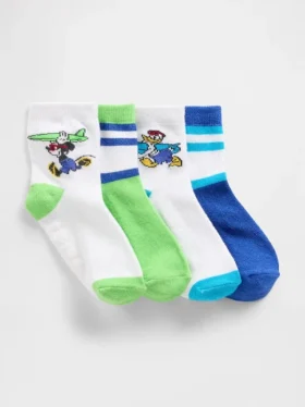 Calcetines cortos GAP × Disney para bebés y niños pequeños