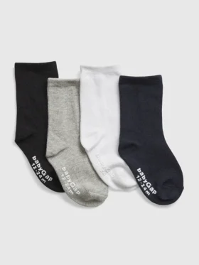 Calcetines cortos para niños pequeños (paquete de 4)