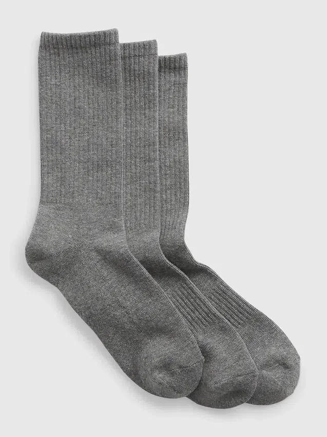 Calcetines de caña media (paquete de 3)