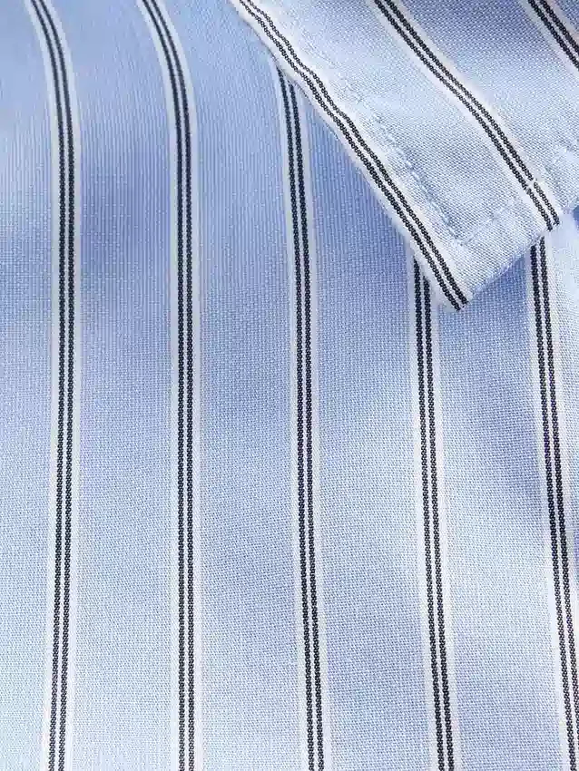 Camisa ajustada corta de algodón orgánico