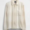 Camisa de franela de corte holgado