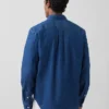 Camisa de mezclilla con bolsillos