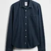 Camisa de mezclilla con bolsillos
