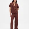 Camisa de pijama con volantes