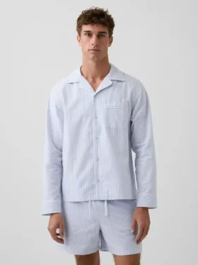 Camisa de pijama de corte holgado