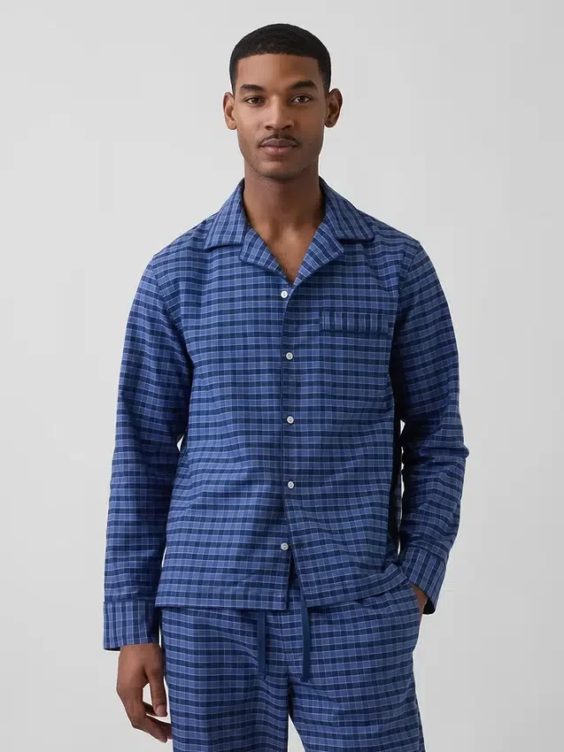 Camisa de pijama de corte holgado