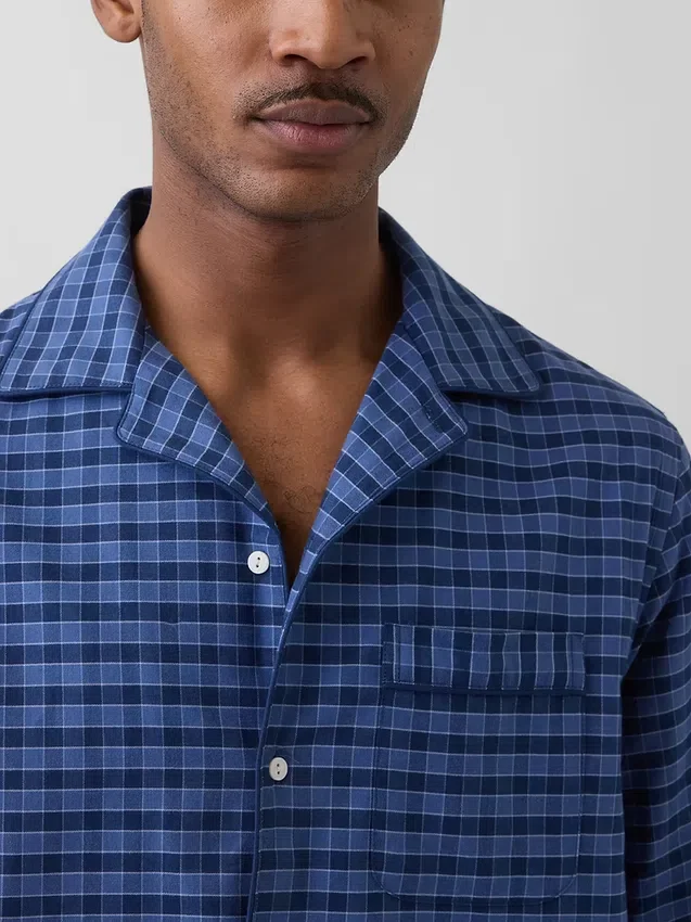 Camisa de pijama de corte holgado
