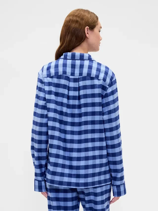 Camisa de pijama de franela para adultos, la más suave